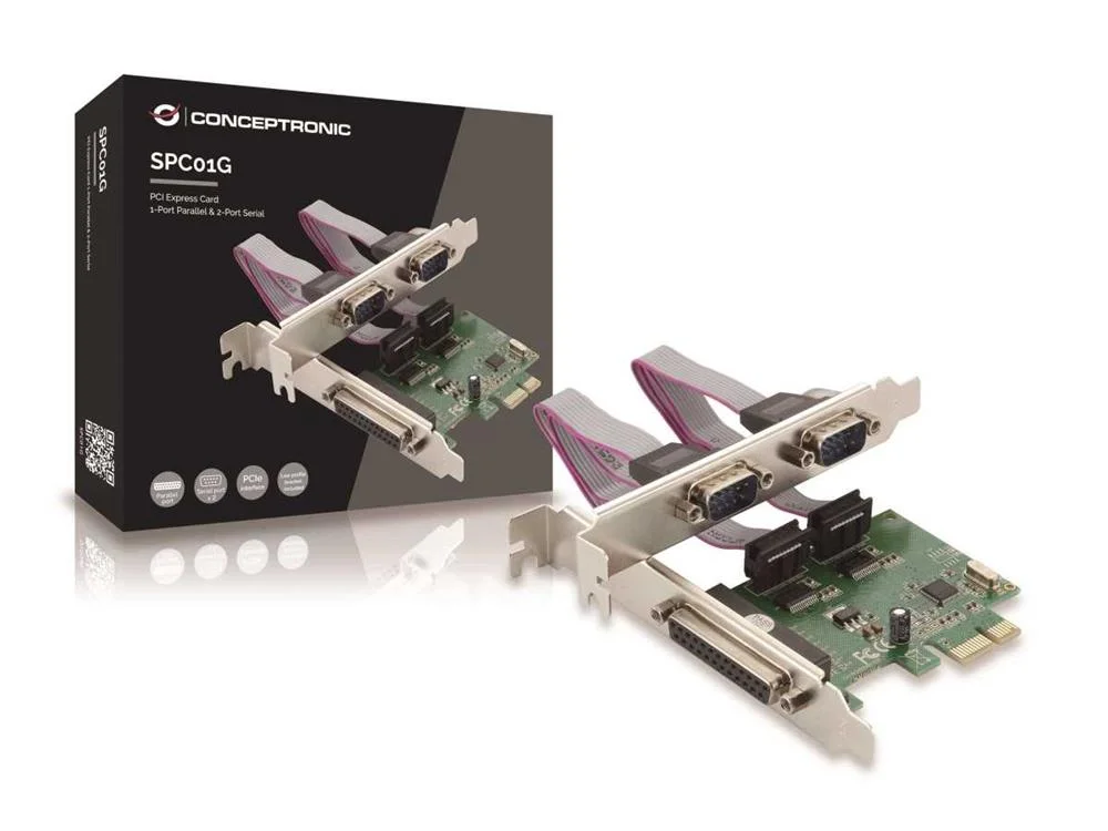 Conceptronic Pci Card 1x Parallel & 2x Serial