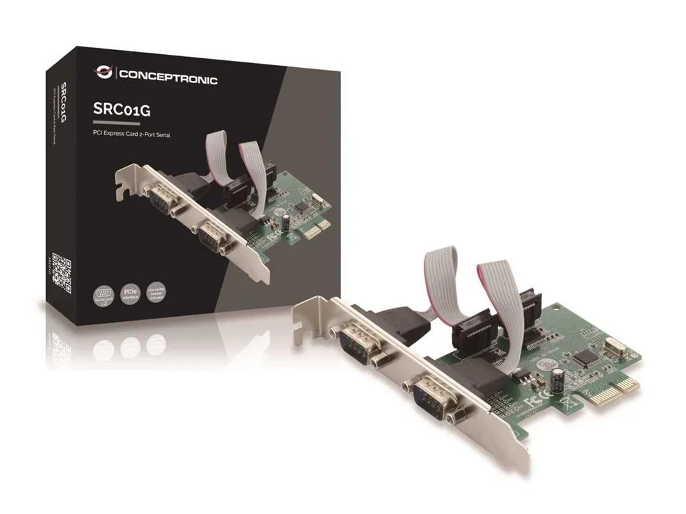 Placa CONCEPTRONIC PCI Express Card 2-Port Serial.