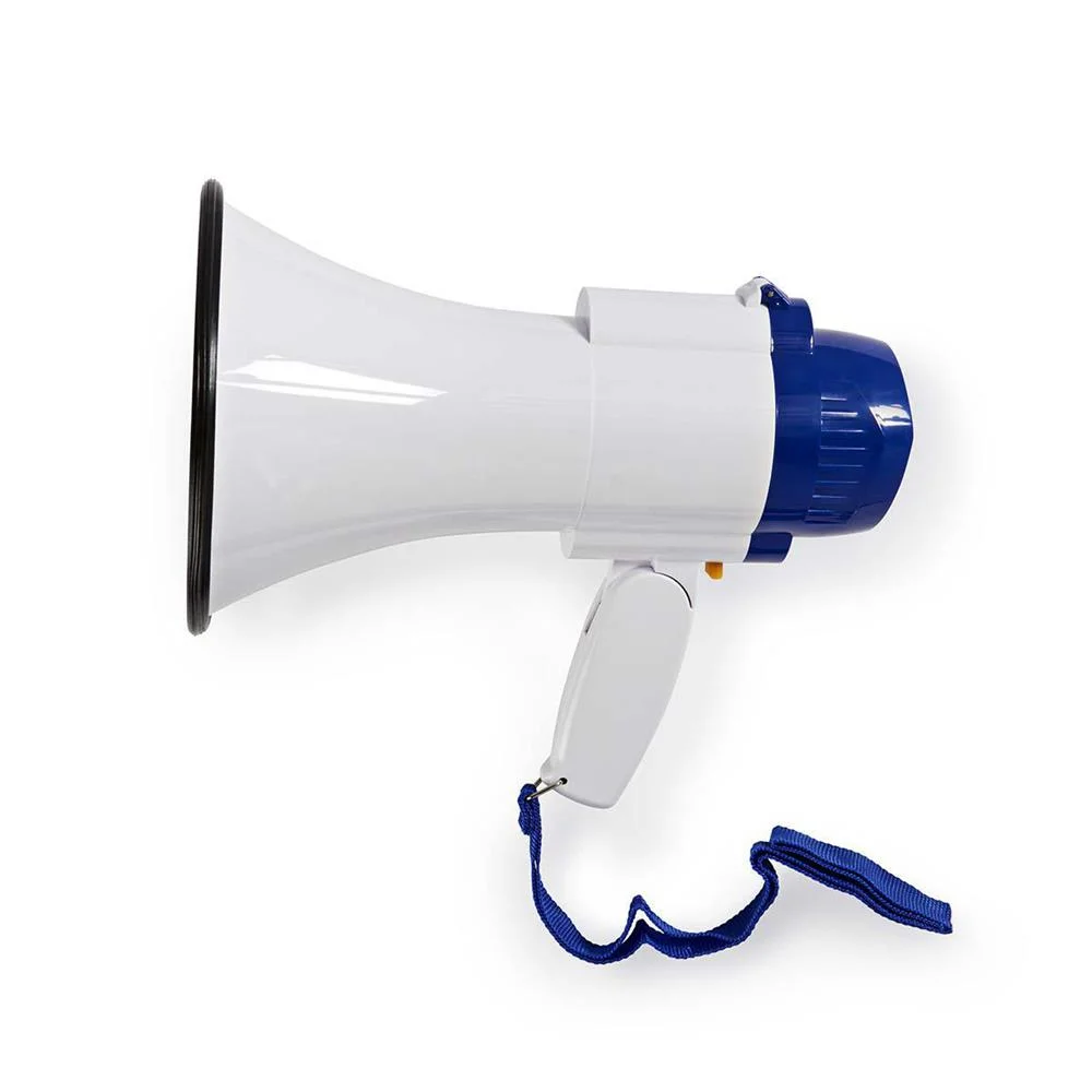 Megafone  10 W  Alcance de 250 M  Microfone In.