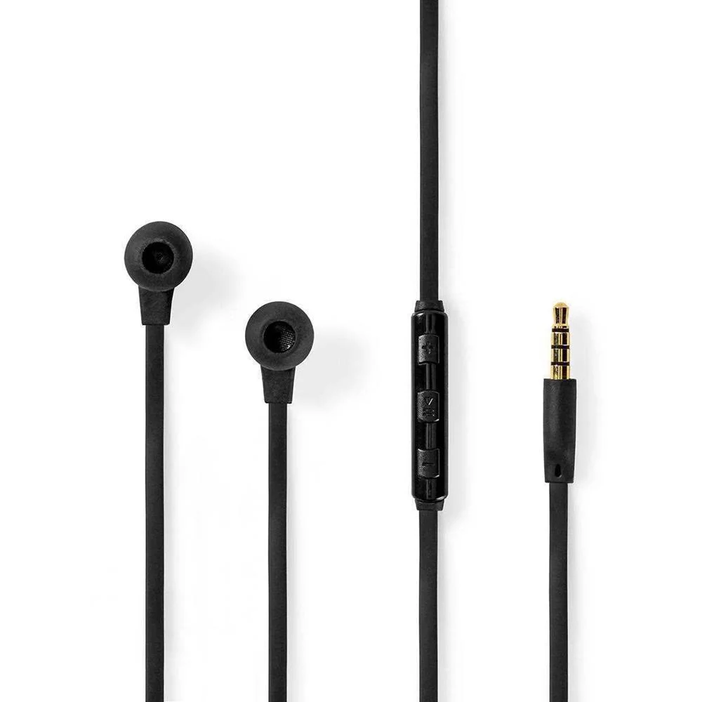 Fones de Ouvido Com Fio  Cabo Plano de 12 M  I.