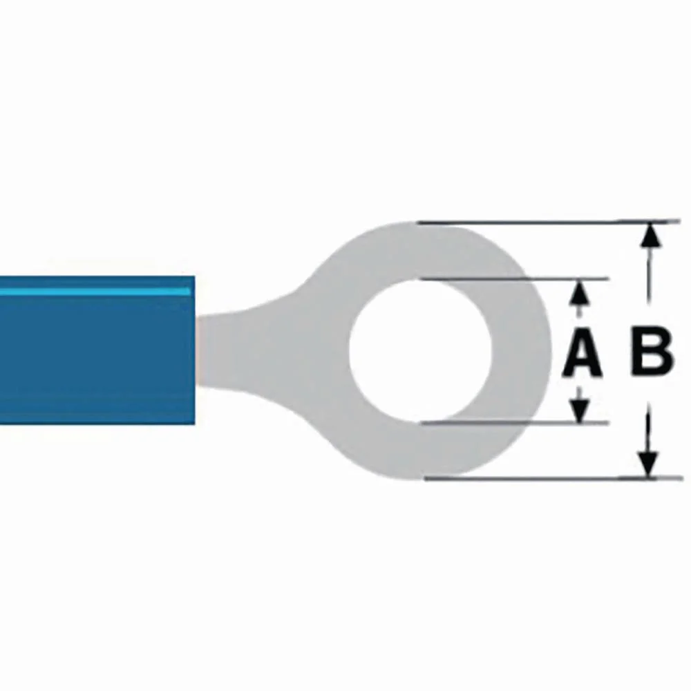 Conector Fast On 6.4 Mm Hembra Pvc Azul