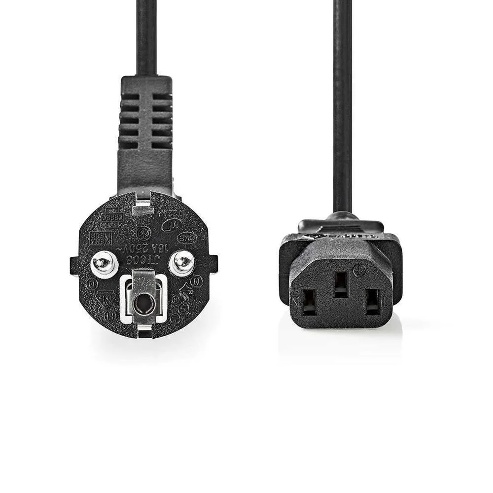 Cabo De Alimentação  Conector Schuko Angular - C.