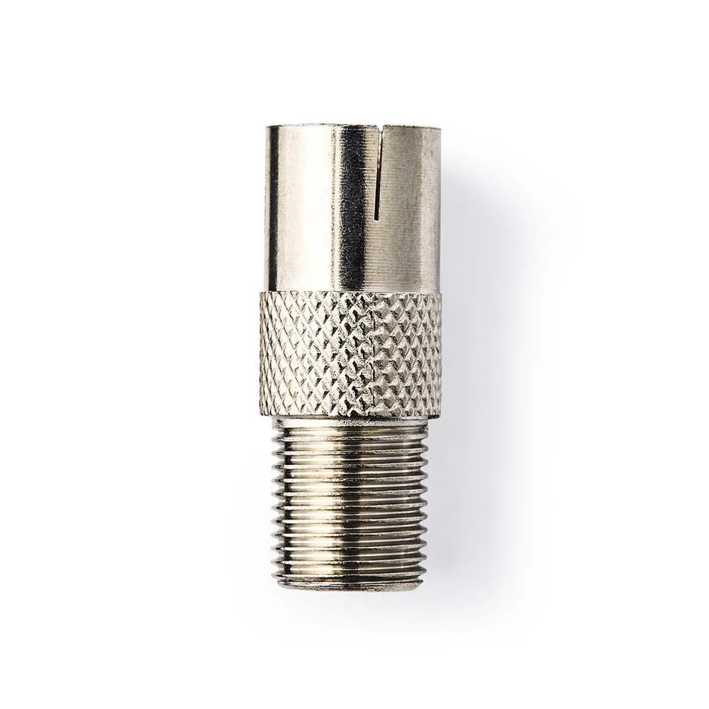 Adaptador F Femea Para Iec Coaxial Femea Metal
