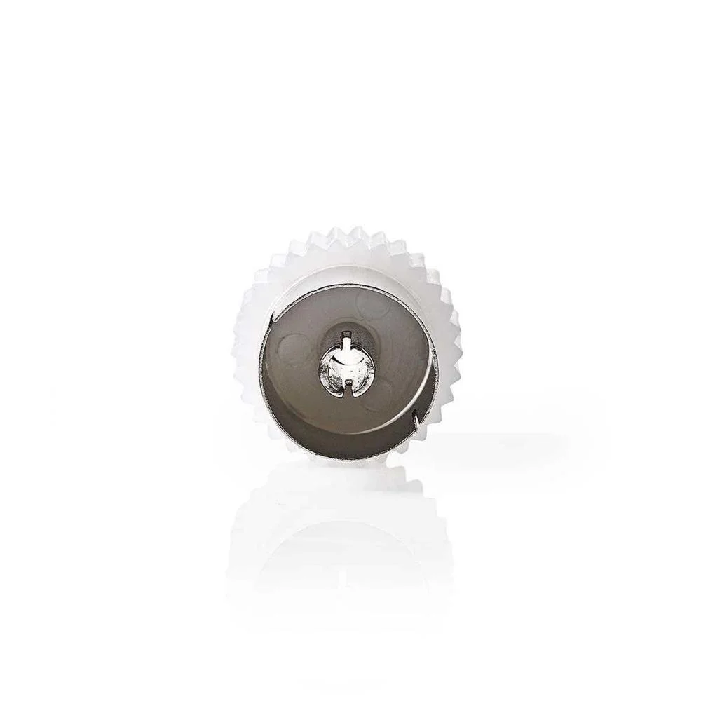 Adaptador de Satélite Y Antena | Iec (Coaxial) Hembra | Iec (Coaxial) Hembra | Niquelado | 75 Ohm | 