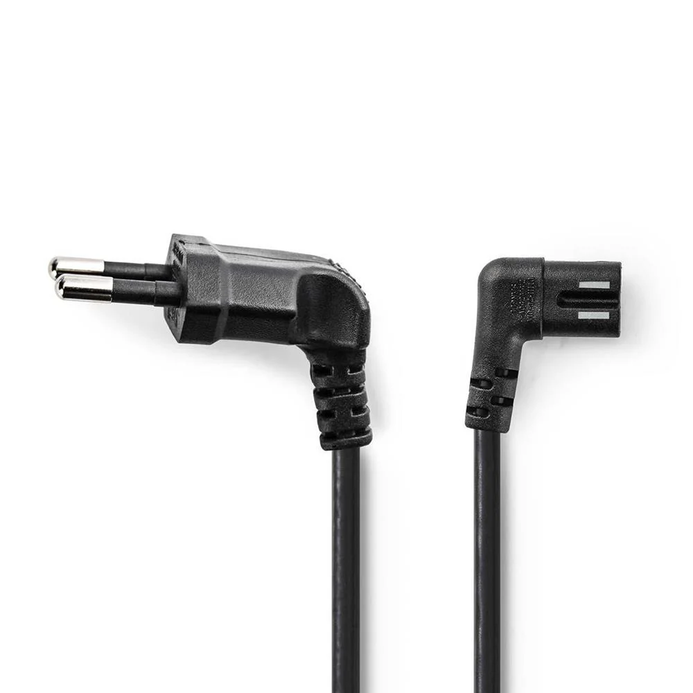 Cabo De Alimentação  Conector Europeu Em Ângulo .