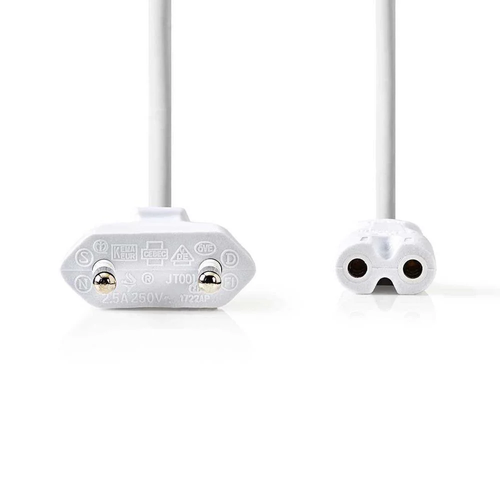 Cabo De Alimentação  Conector Europeu - Iec-320-.