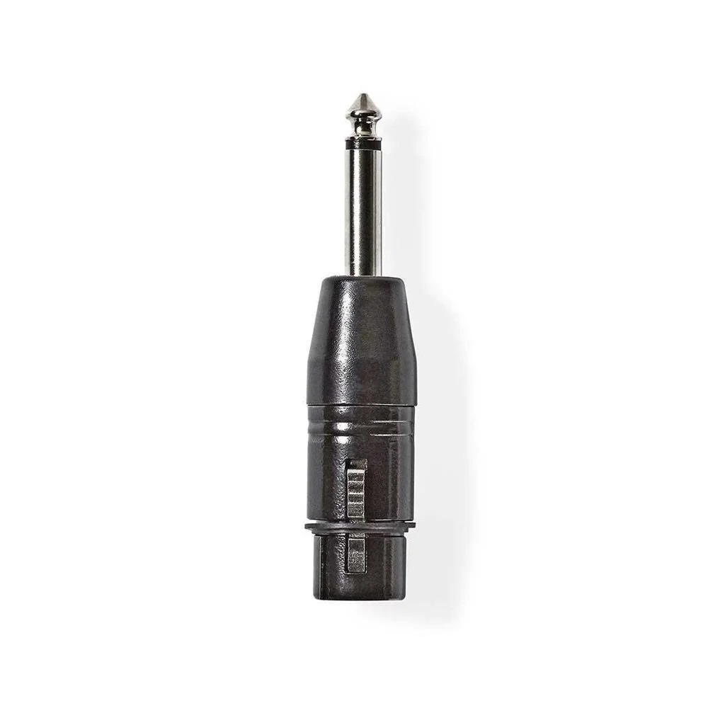 Adaptador Mono Xlr - Xlr Fêmea de 3 Pinos - 6