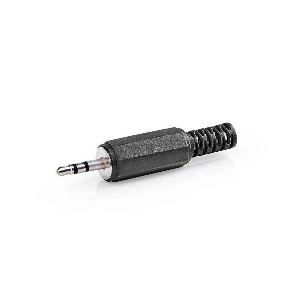 Conector de Audio | Recto | Macho | Niquelado | Soldadura | Diámetro de Entrada Del Cable: 4.0 Mm | 