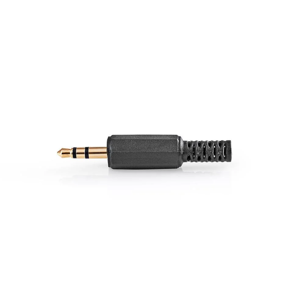 Conector Jack Estéreo | Macho de 3,5 Mm | Chapado.