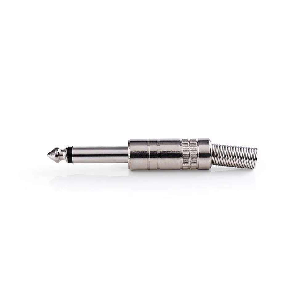 Conector Jack Mono  635 Mm Macho  25 Peças  M.
