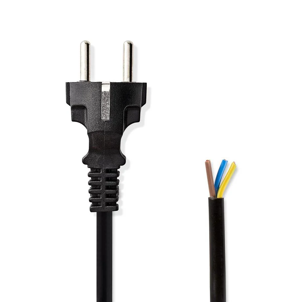 Cabo de Alimentação  Conector Schuko com Extremi.
