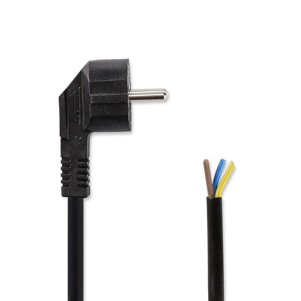 Cabo de Alimentação  Conector Schuko com Extremi.