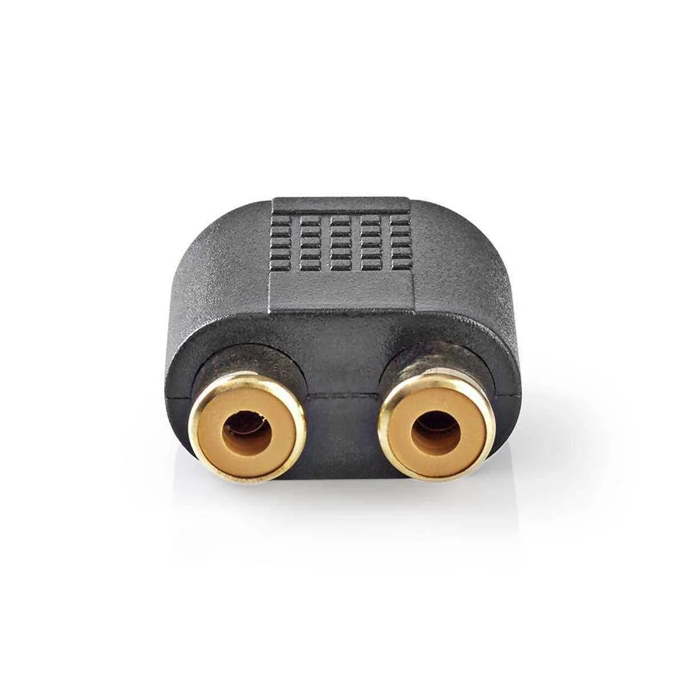Adaptador de Áudio Estéreo  Macho 3,5mm - Femini.
