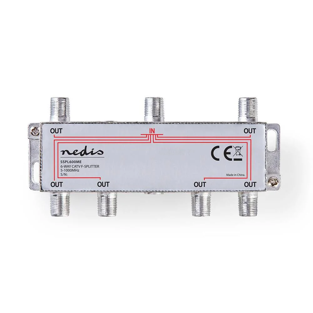 Tipo F Catv Splitter  Max. De 10 Db  5-1000 Mhz.