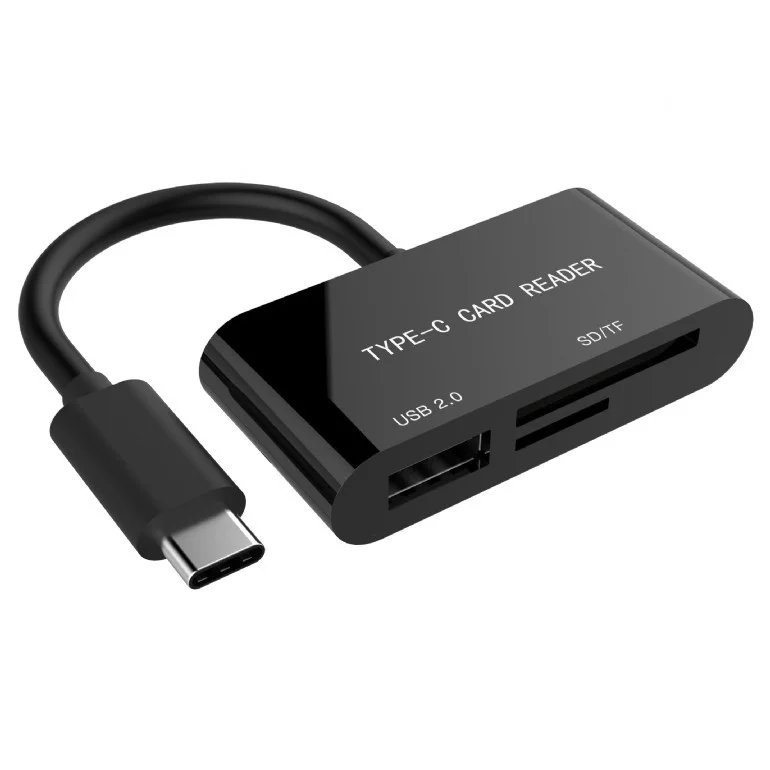 Leitor de Cart&otilde;es Gembird Usb Type-C Sdxc Combo