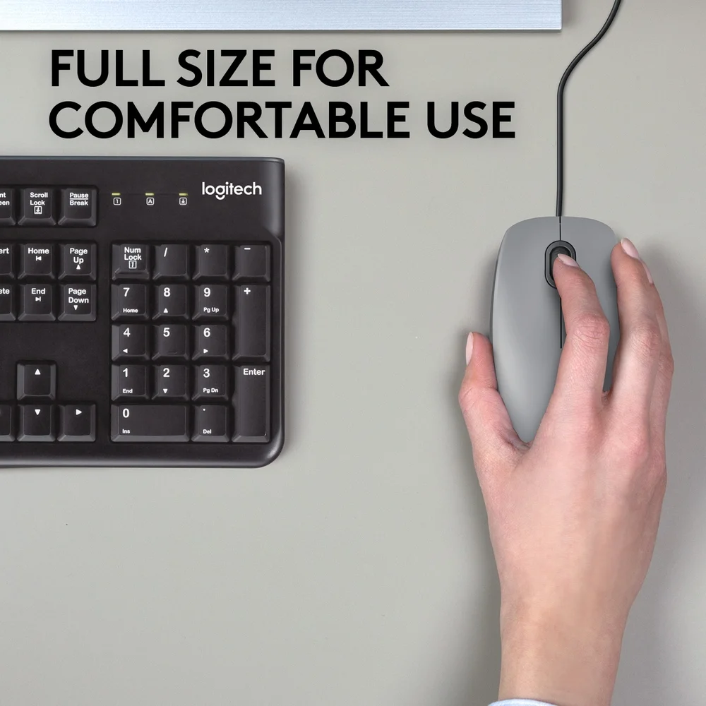 Logitech M110 Mouse Usb Type-A Optical 1000 Dpi A.