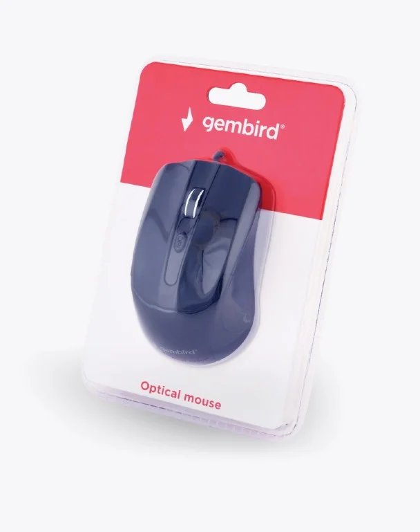 Gembird Mus-4b-01 Mouse Ambidextrous Usb Type-A Optical 1200 Dpi