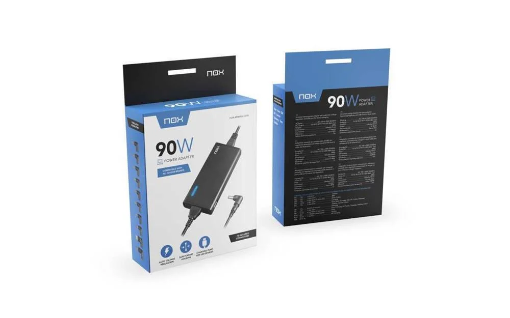 Carregador Portatil Universal Nox 90w Usb