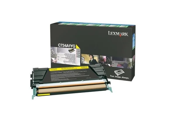 Toner Lexmark Amarelo C73x/X73x com Programa de R.