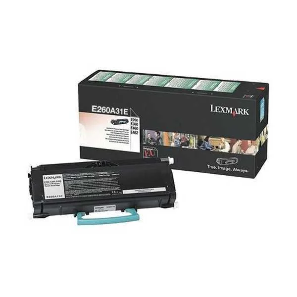 Lexmark Return Print Cart. E260a31e F?r E260/360/460 Corporate Black