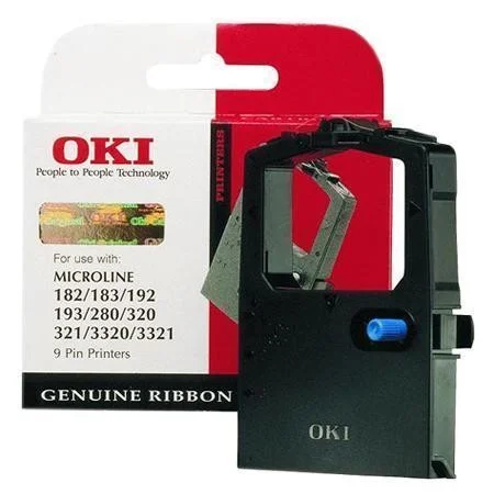 Oki Ribbon Ml 182/192/193/280/ 320/321/3320/3321 Black (09002303)