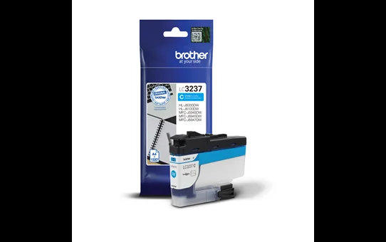 Tinteiro Brother Lc3237c Ciano - Hlj6000dw, Mfcj5945dw, Mfcj6945dw