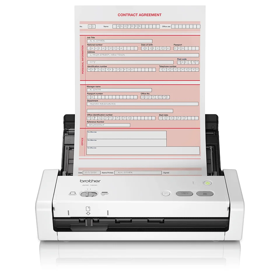 Escaner Brother Ads1200 Compacto Doble Cara Usb
