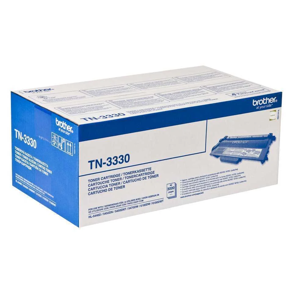 Toner Tn-3330 Preto P/5440d/5450dn/5470dw/6180dw