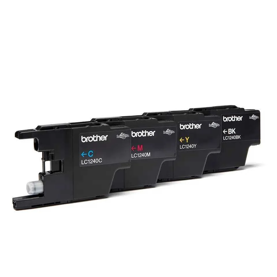Tinteiro de Tinta Original Brother Pack de 4 Cartuchos de Tinta (Bk/C/M/Y) Multicolor 