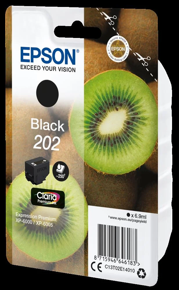Cartucho de Tinta Epson 202 Black Claria Premium .