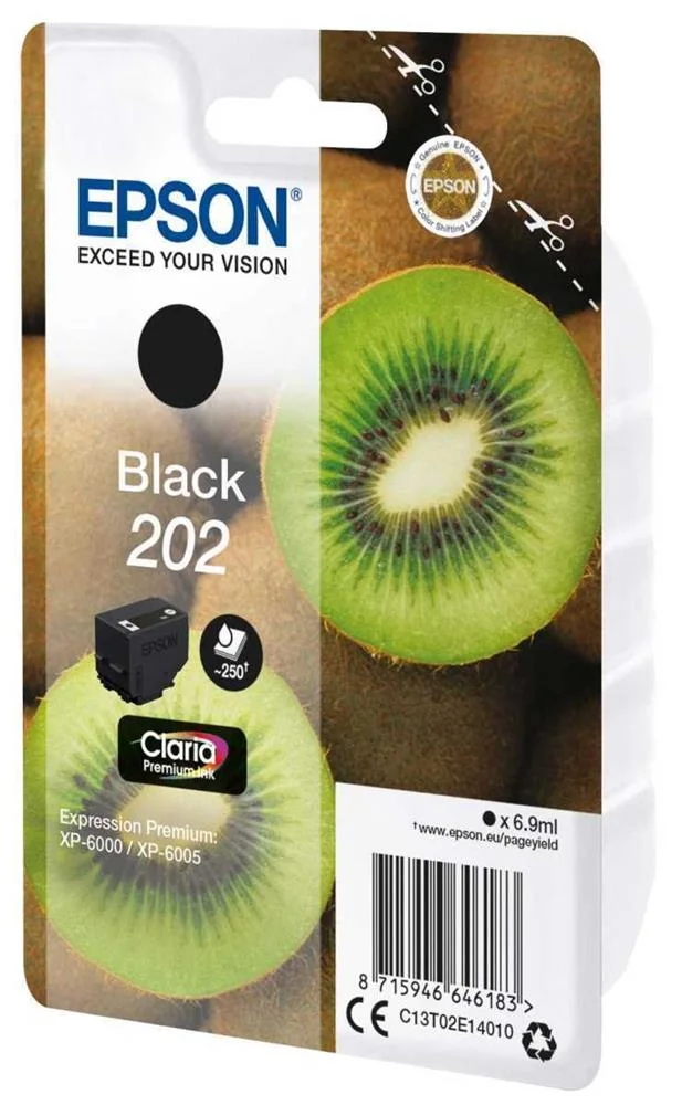 Epson Tinteiro Preto 202 Claria Premium Xp-6000/6005