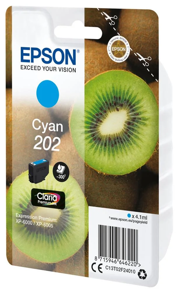 Epson Tinteiro Azul 202 Claria Premium Xp-6000/60.