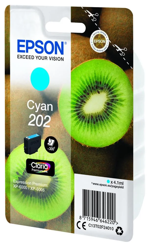 Epson Tinteiro Azul 202 Claria Premium Xp-6000/60.