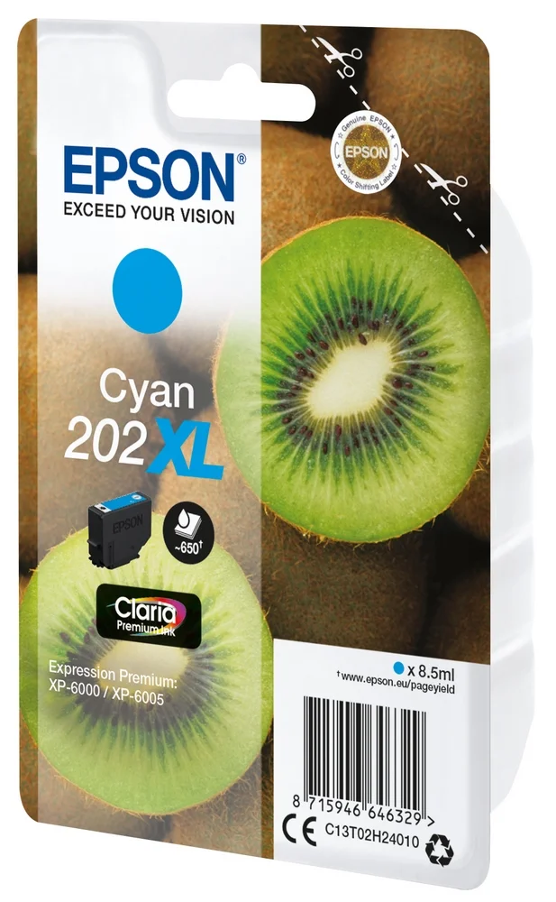 Tinteiro Epson 202 Ciano Xl - Expression Premium Xp-600x/610x