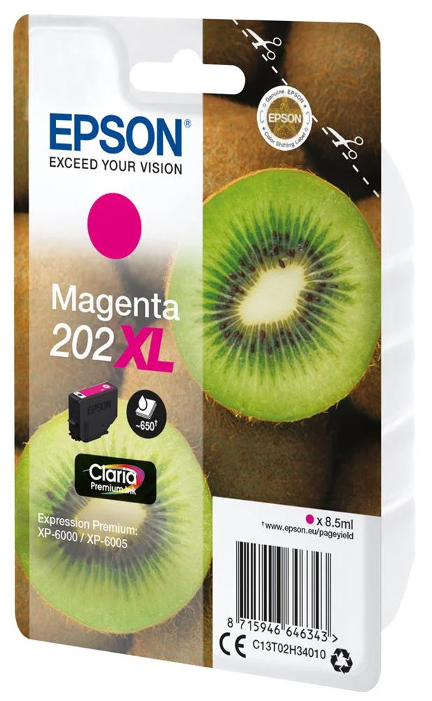 Tinteiro EPSON 202XL Magenta Claria Premium XP-60.