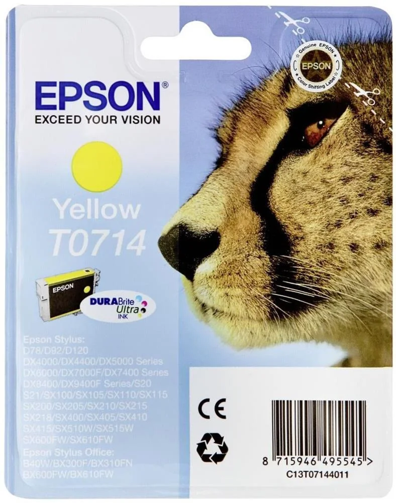 Epson Tinteiro Amarelo D78/Dx4000/5000/6000/70 C/Frequencia