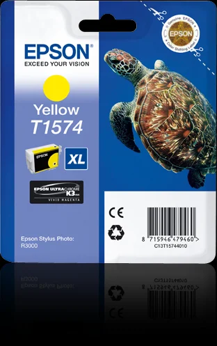 Tinteiro Epson Photo R3000 Amarelo - C13t15744010