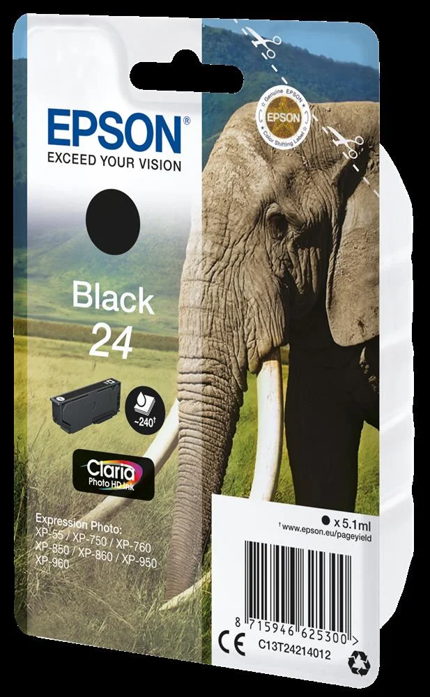 Tinta Original&nbsp;epson  24 Negro 240 Paginas/C13t24.