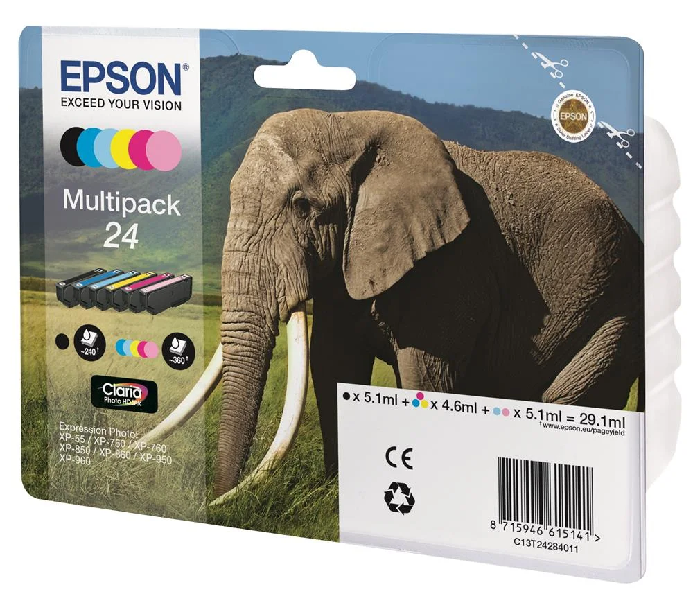 Multipack Epson 6-Cores 24 Claria Photo Hd Ink - .