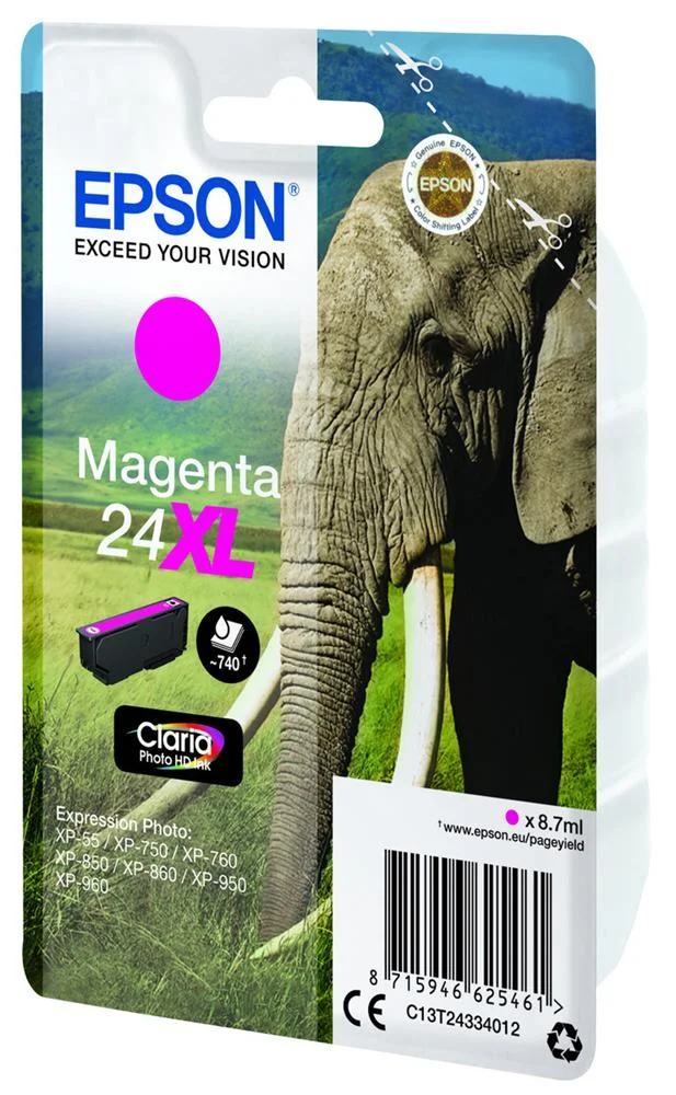 Cartucho de Tinta Original Epson T2433 T24xl Mage.