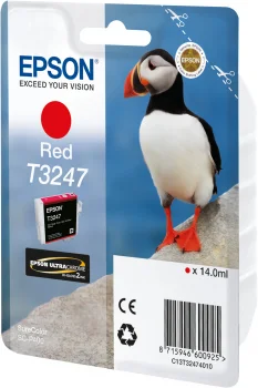 Tinteiro Epson T3247 Vermelho - C13t32474010