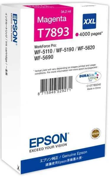 Tinteiro Magenta Xxl  4000p Wf-5xxx-C13t789340