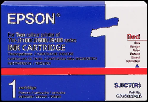 Tinteiro Epson Sjic7(R) Vermelho - Tm-J7100