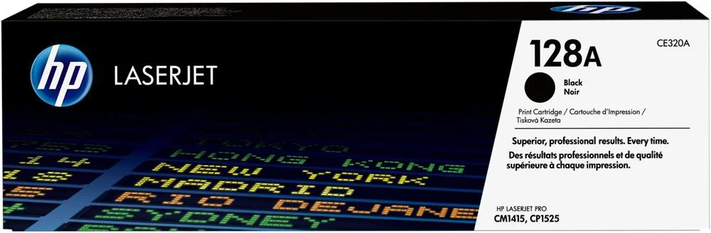 Hp Cartridge No 128a Hp128a Hp 128a Black Schwarz (Ce320a)
