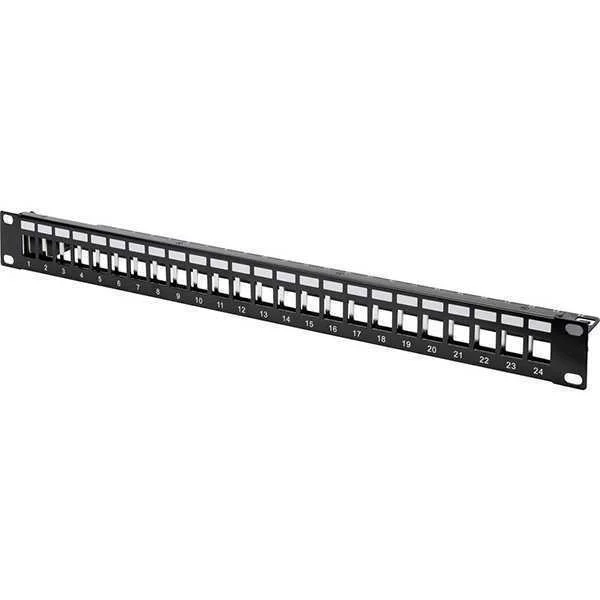 Patch Panel Digitus Apantallado 24 Puertos 1u Neg.