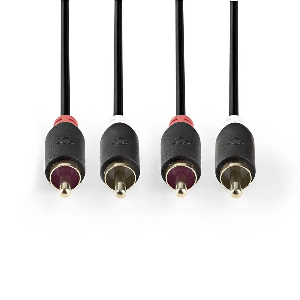 Cable de Audio Estéreo | 2x Rca Macho - 2x Rca Ma.