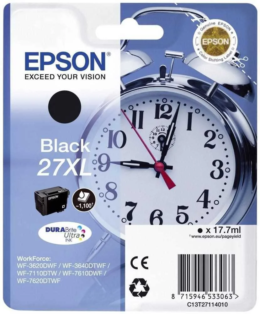 Cartucho Compatível Epson T2711xl Preto