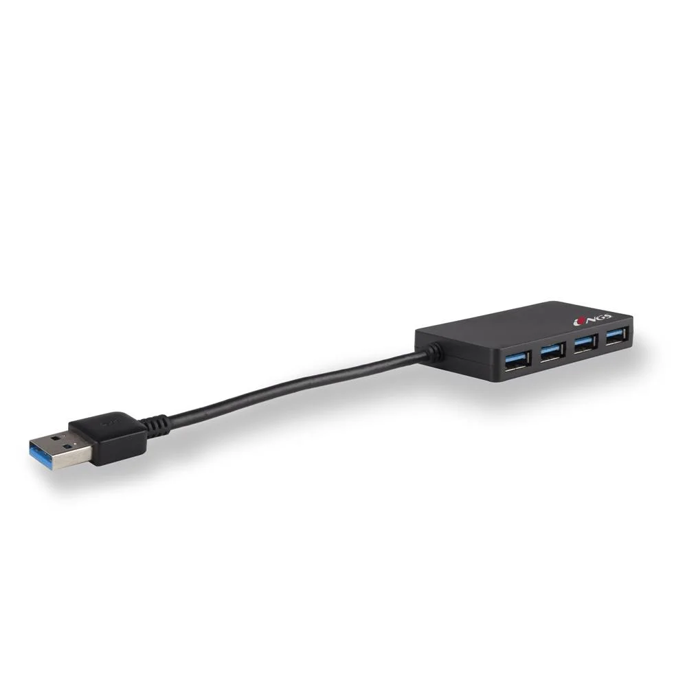 Hub 4 Puertos Usb 3.0 Ngs Ihub3.0 Negro