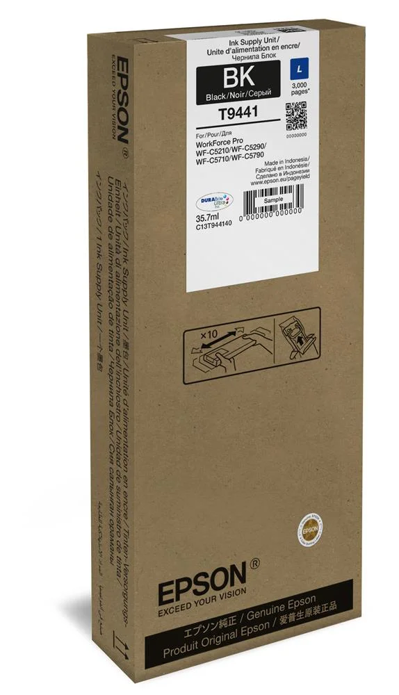 Cartucho Compatível Epson T9441 35,7 Ml 3000 Pp.