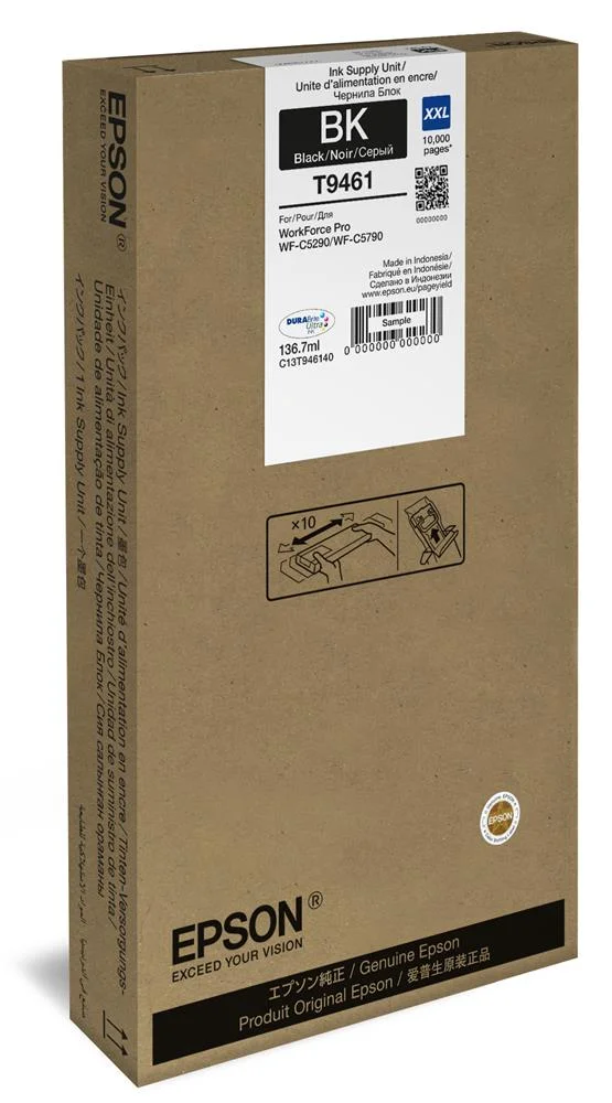 Tinteiro Epson Xxl Preto Wf-C5x90 Series 10k